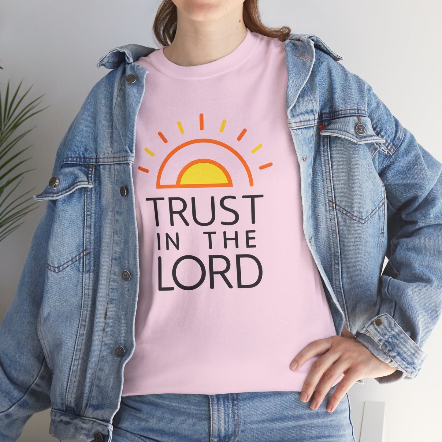 Trust in the Lord T-Shirt — Christian Sunrise Faith Tee