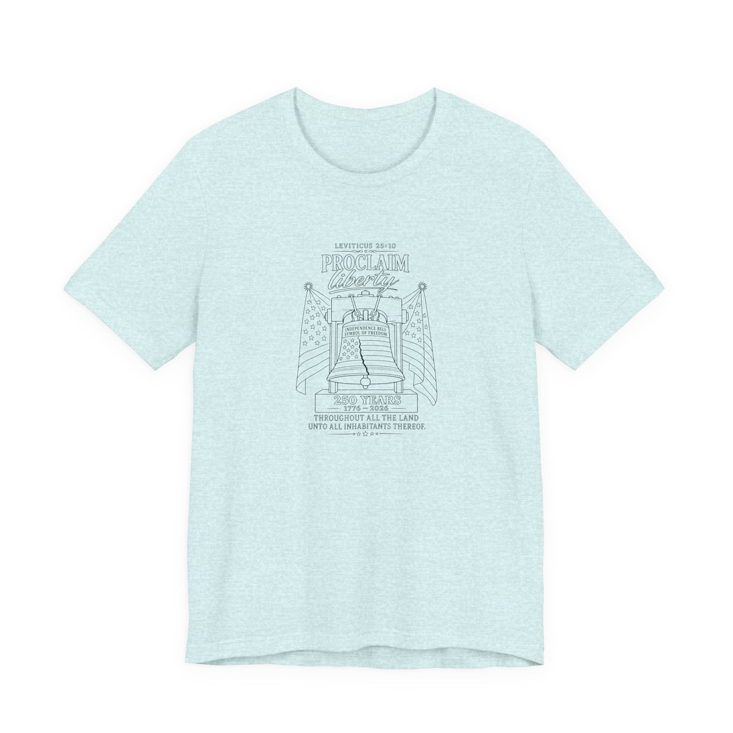Leviticus 25:10 Tee – Minimalist Bible Verse Christian T-Shirt