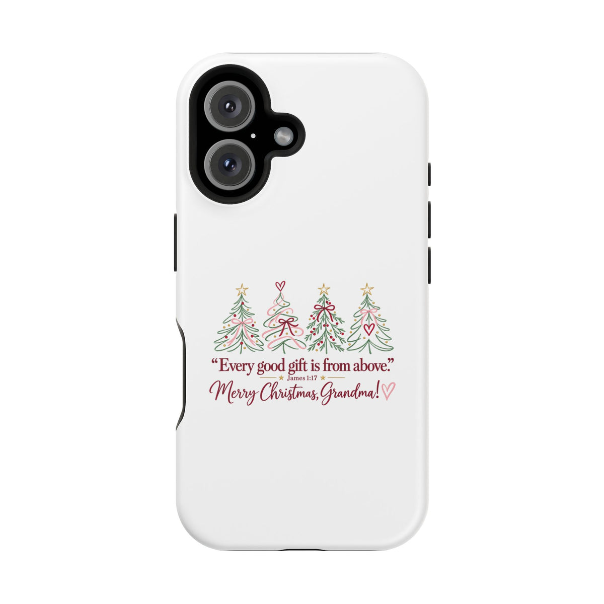 Christmas Grandma Phone Case — “Every good gift is from above” Magnetic Impact-Resistant Case