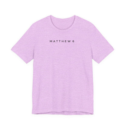 Matthew 6 Prayer Cross Tee — Our Father Lord's Prayer Christian T-Shirt