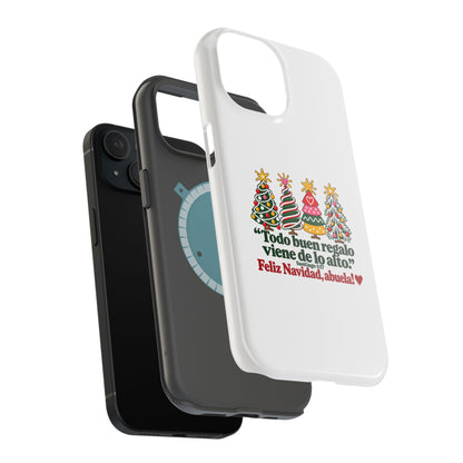 Christmas Grandma Phone Case — “Todo buen regalo viene de lo alto” Magnetic Impact-Resistant Case