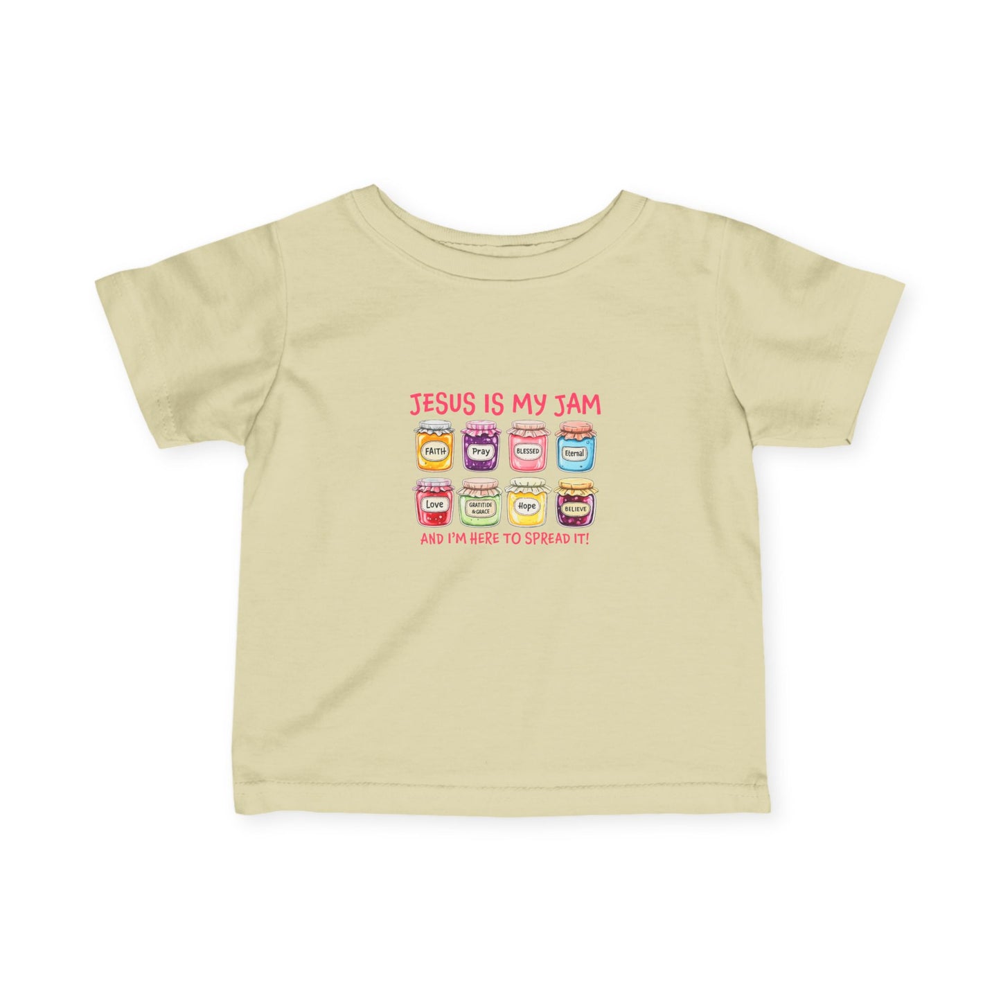 Infant Tee — "Jesus Is My Jam" Cute Christian Baby Shirt