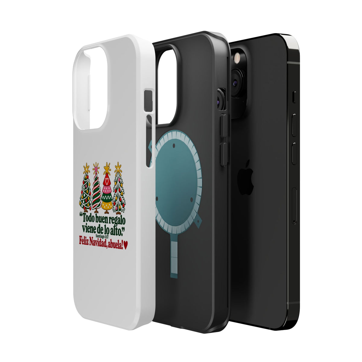 Christmas Grandma Phone Case — “Todo buen regalo viene de lo alto” Magnetic Impact-Resistant Case