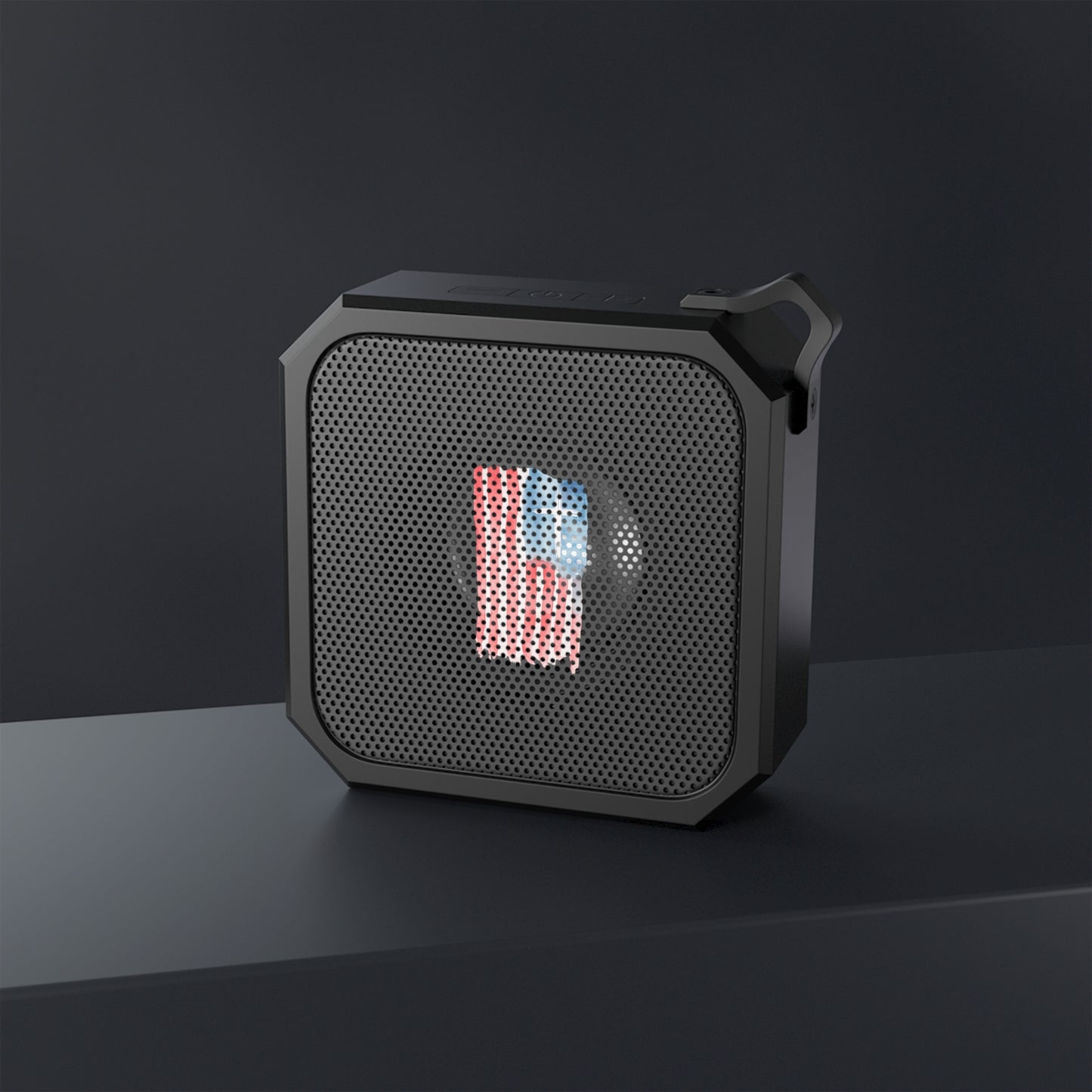 Patriotic Outdoor Bluetooth Speaker — Rugged Waterproof Portable Speaker with American Flag Design