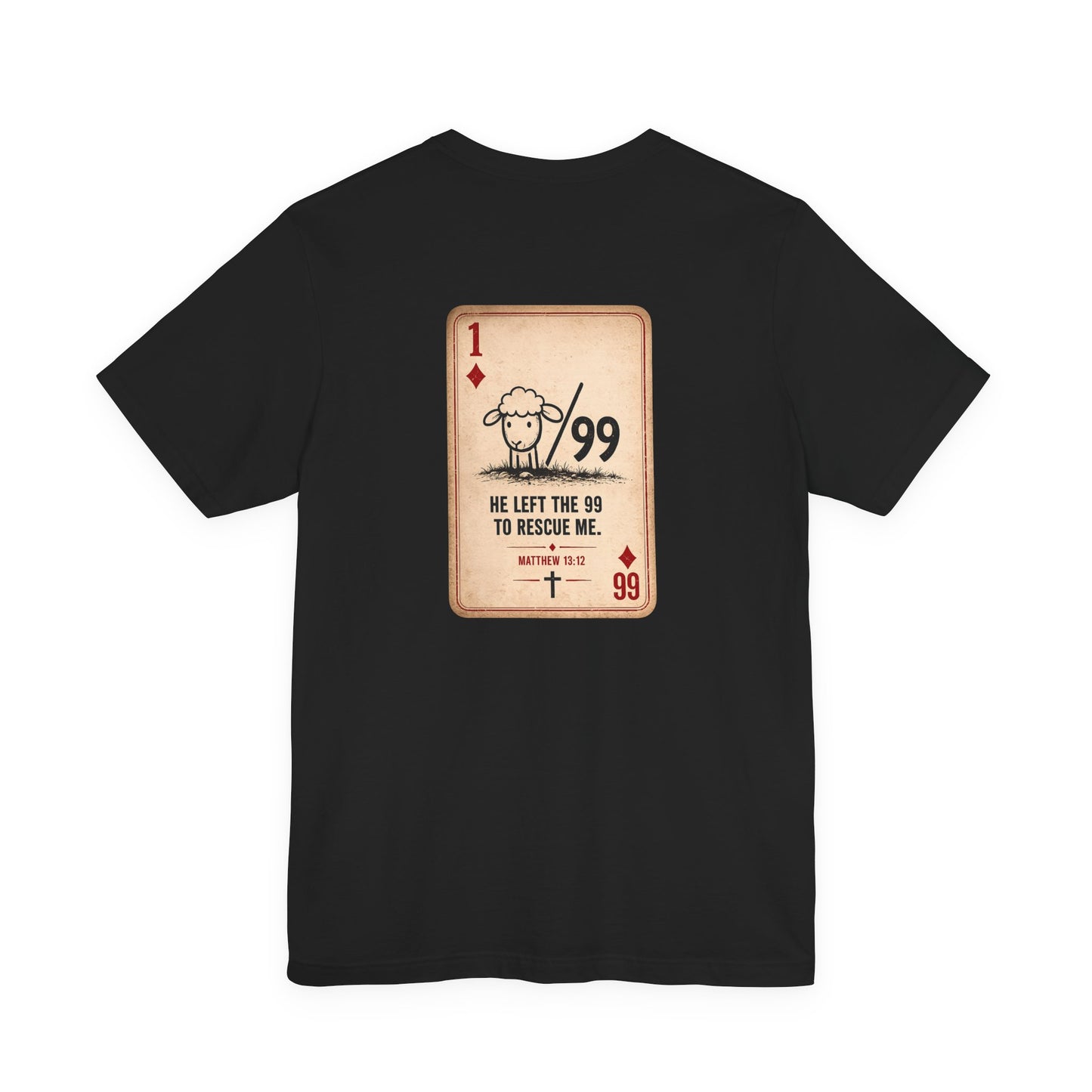 Rescued by One T-Shirt — Sheep Playing Card Design