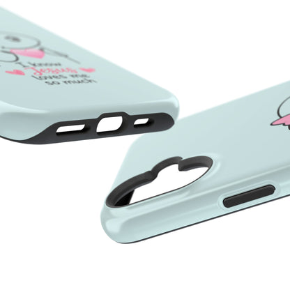 Christian Cute Heart Phone Case — "I Know Jesus Loves Me So Much" Magnetic Impact-Resistant Case