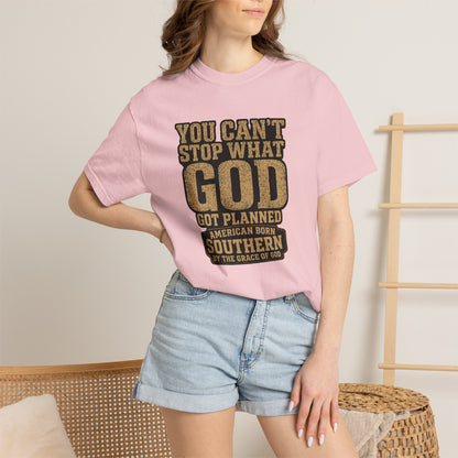 BIG FROST You Can't Stop What God Got Planned DOUBLE SIDED PRINT Tee