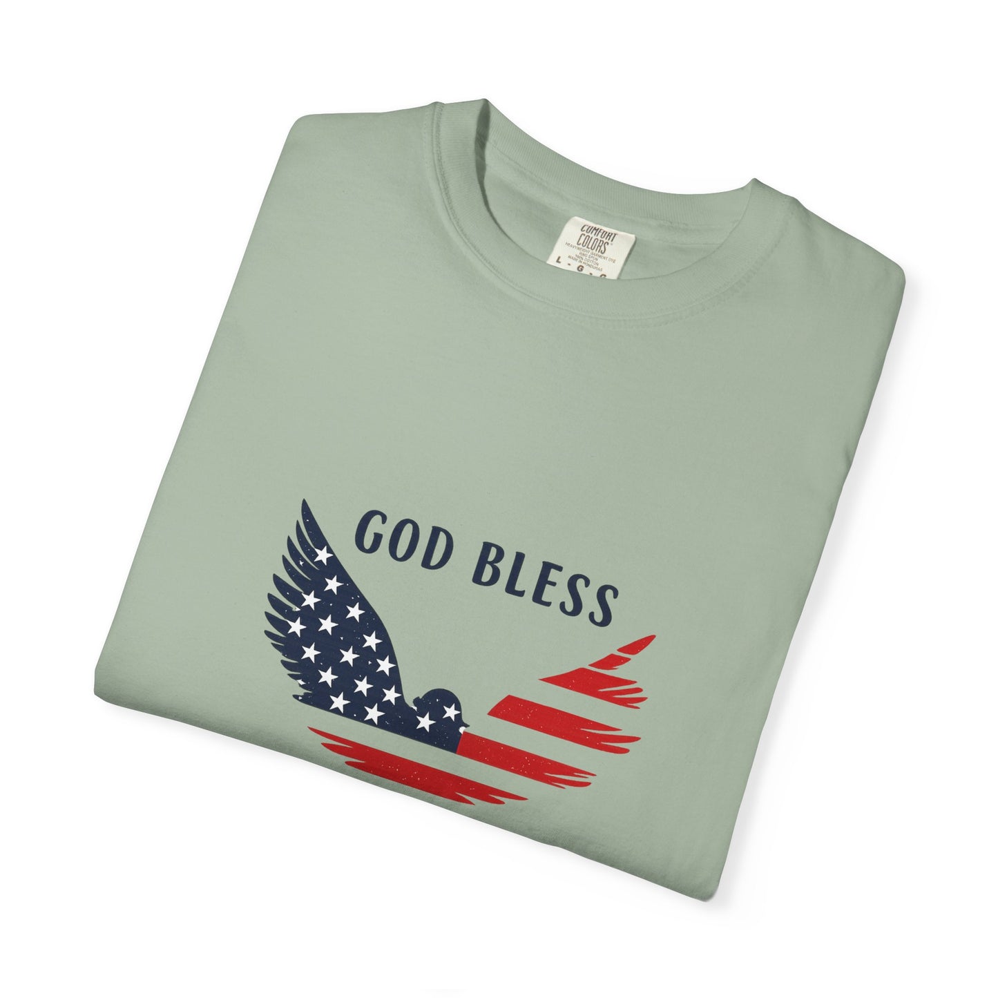 God Bless America Eagle T-Shirt — Patriotic USA Flag Tee