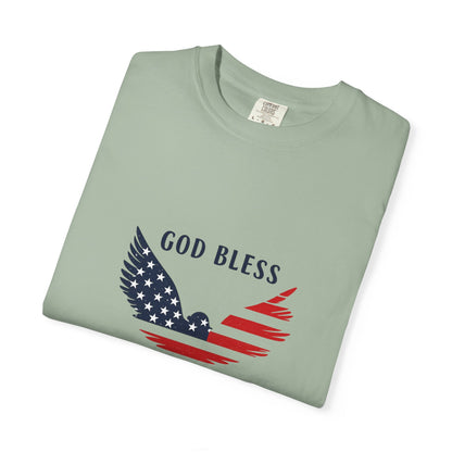God Bless America Eagle T-Shirt — Patriotic USA Flag Tee
