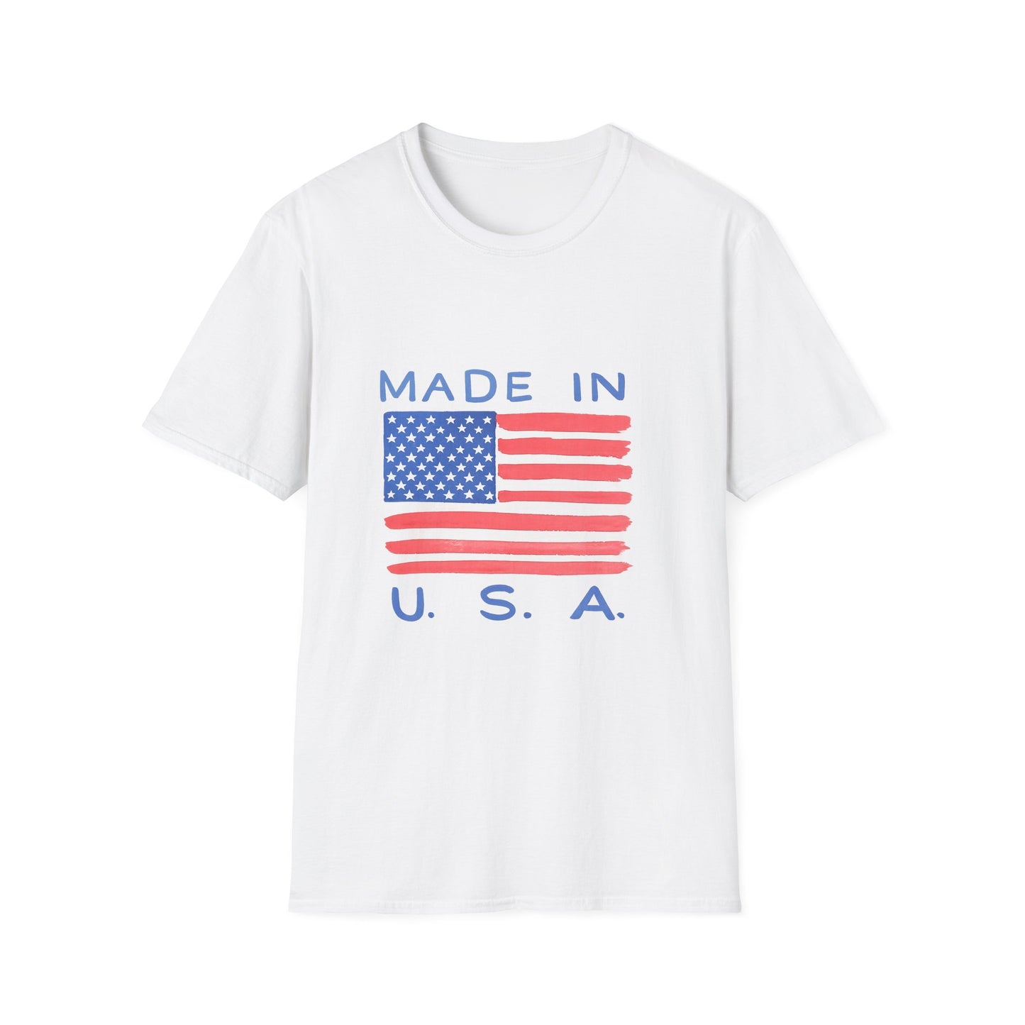 Made in U.S.A. T-Shirt — American Flag Graphic Tee