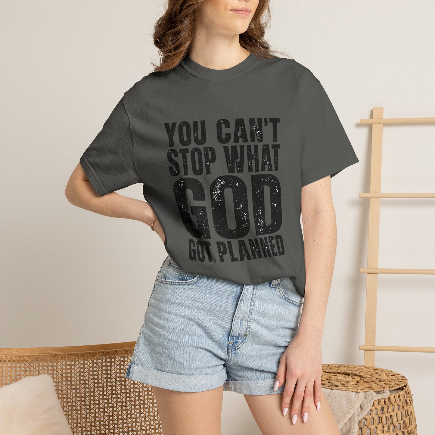 BIG FROST "You Can't Stop What God Got Planned" DOUBLE SIDED Print T Shirt