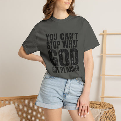 BIG FROST "You Can't Stop What God Got Planned" DOUBLE SIDED Print T Shirt