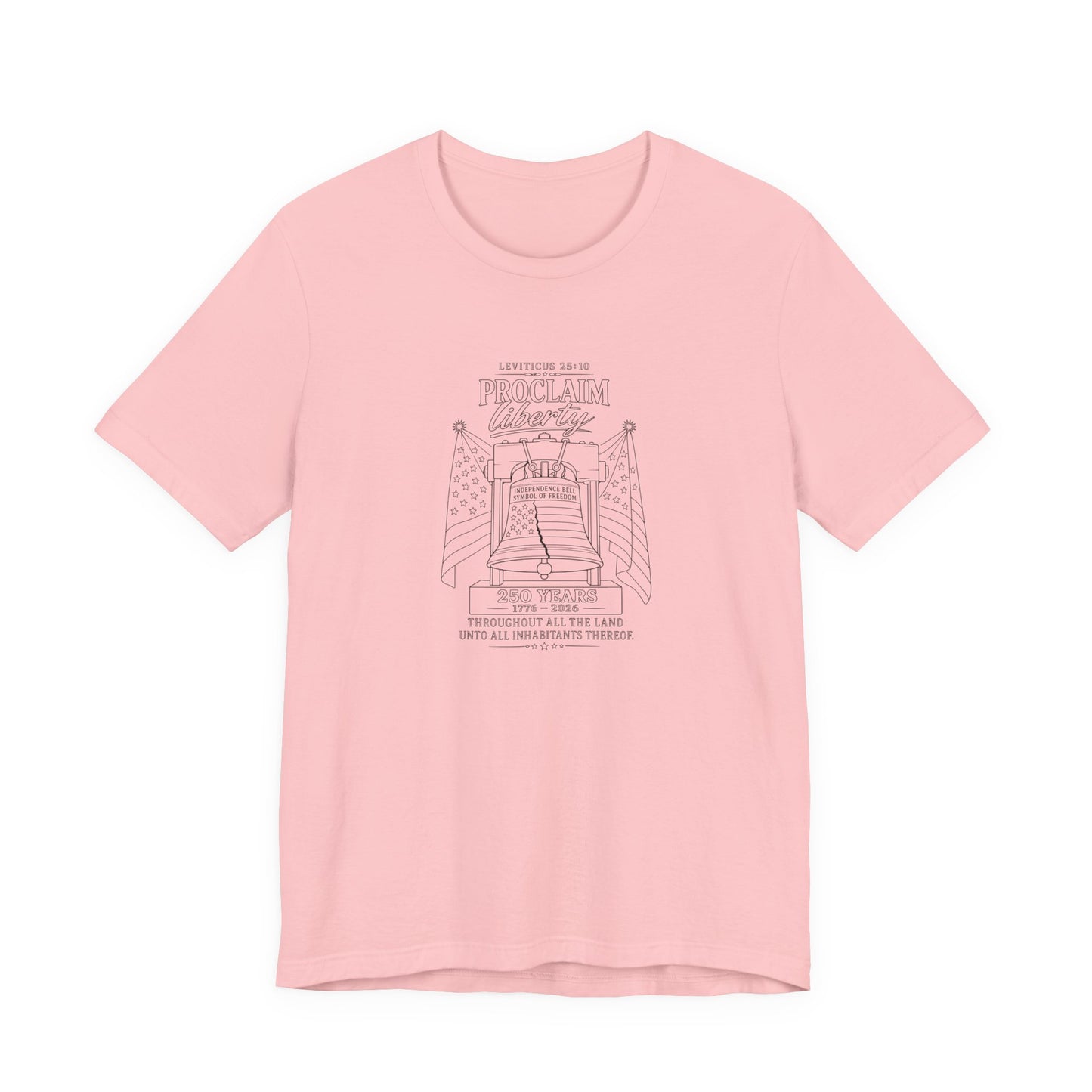 Leviticus 25:10 Tee – Minimalist Bible Verse Christian T-Shirt