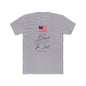 Blessed by the Lord American Flag T-Shirt — Psalm 55:12 Patriotic Christian Tee