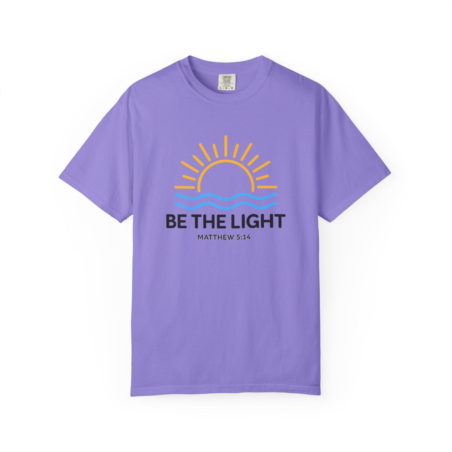 Be The Light T-Shirt — Christian Faith Tee (Matthew 5:14)
