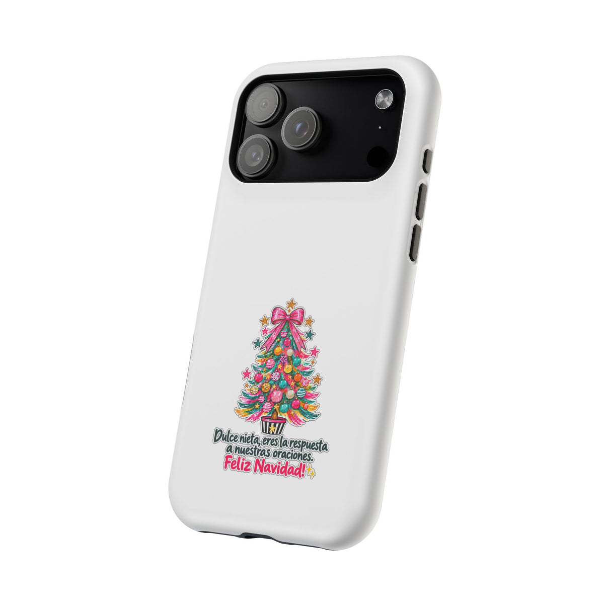 Spanish| Christmas Tree Phone Case - "Feliz Navidad" Spanish Holiday Magnetic Impact-Resistant Case