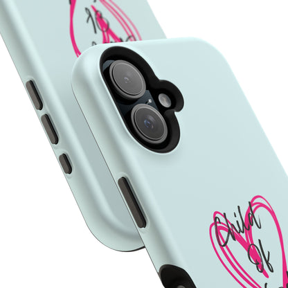 Phone Case — "Child of God" Pink Heart Magnetic Impact-Resistant