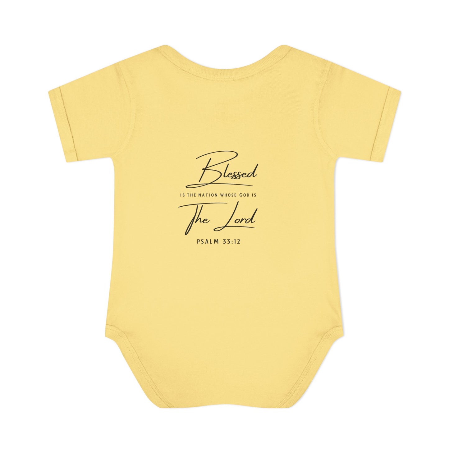 Baby Bodysuit – "My First 4th of July" Patriotic Infant Onesie