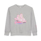 Toddler Sweatshirt — "I Roll With Jesus" Christian Toddler Tee