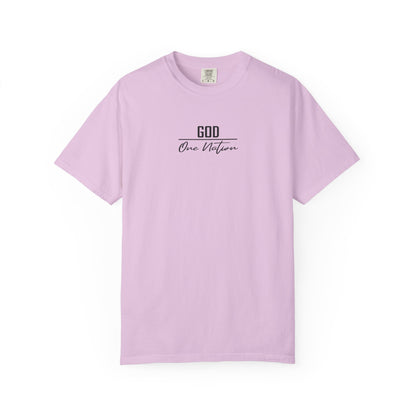 Jesus Is The Way T-Shirt — “God One Nation” Christian Faith Tee (John 14:6)
