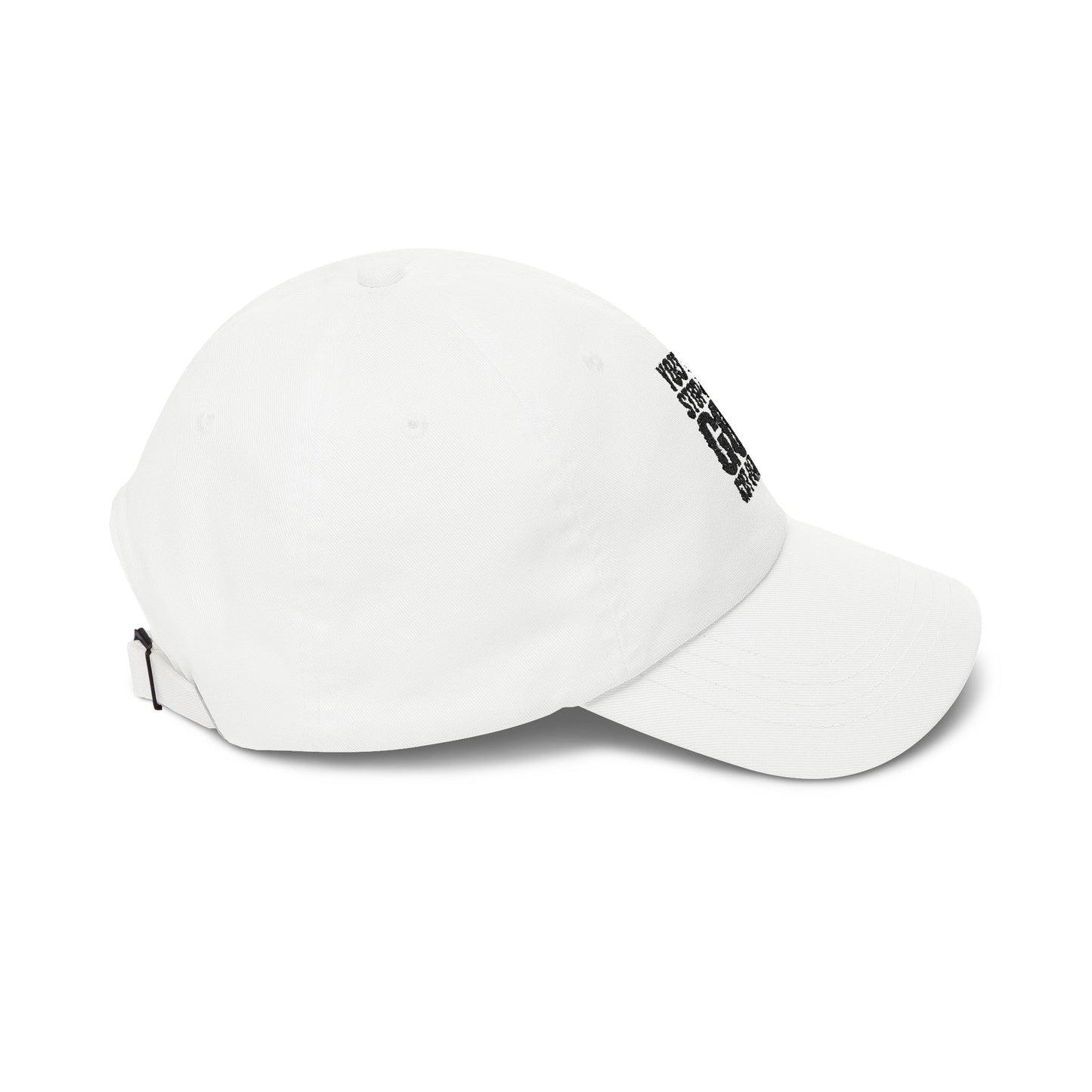 You Can't Stop What God Got Planned Dad Cap — Christian Inspirational Baseball Hat
