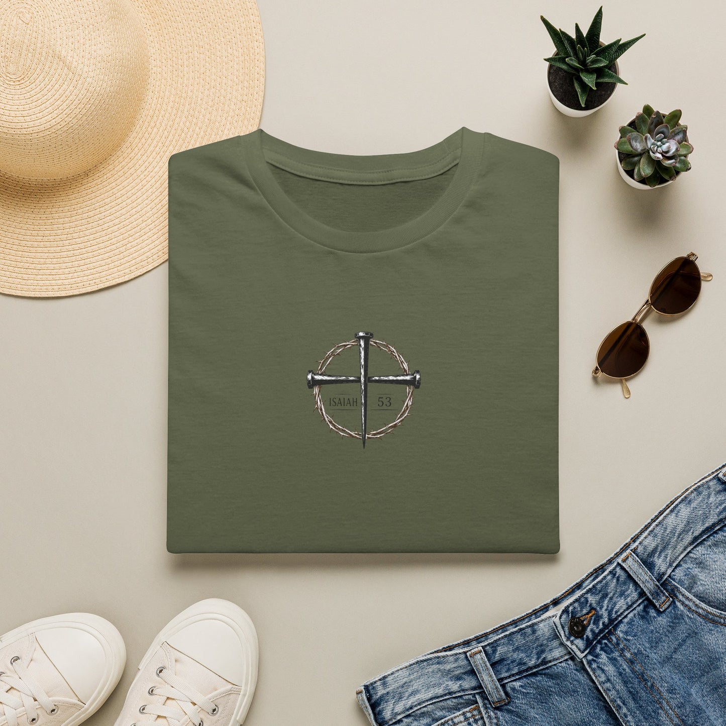 Isaiha 53 Cross & Thorns T-Shirt