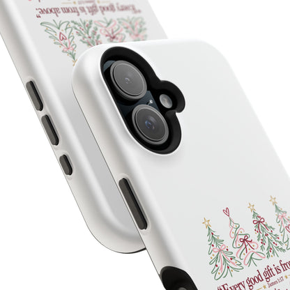 Christmas Grandma Phone Case — “Every good gift is from above” Magnetic Impact-Resistant Case
