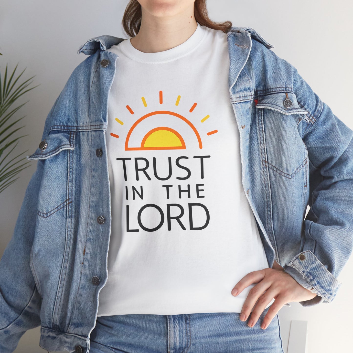 Trust in the Lord T-Shirt — Christian Sunrise Faith Tee