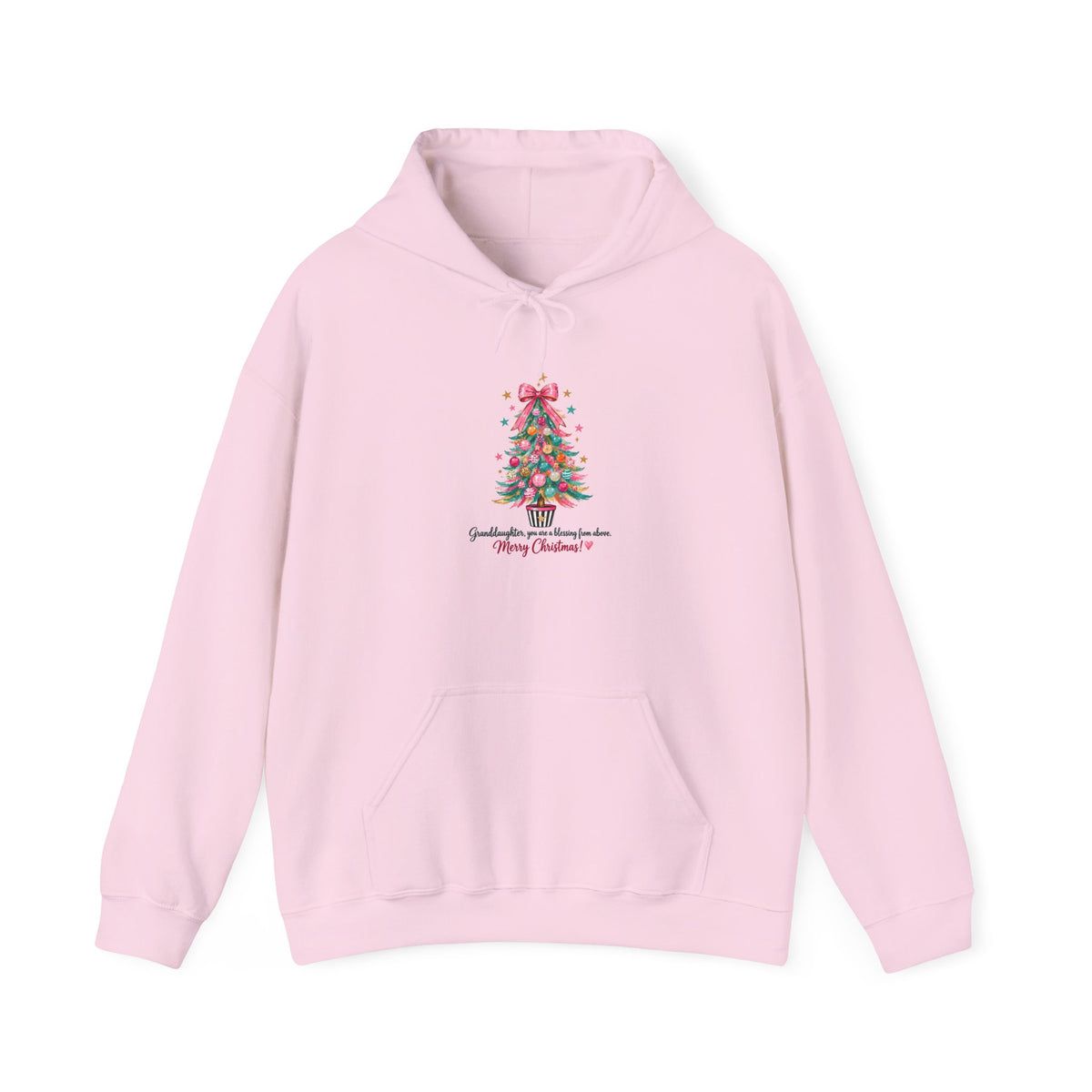 Christmas Tree Hoodie — 'Something evergreen, always close to me. Merry Christmas' Holiday Sweatshirt