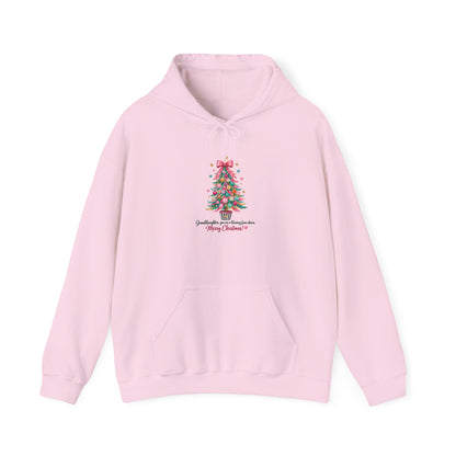 Christmas Tree Hoodie — 'Something evergreen, always close to me. Merry Christmas' Holiday Sweatshirt