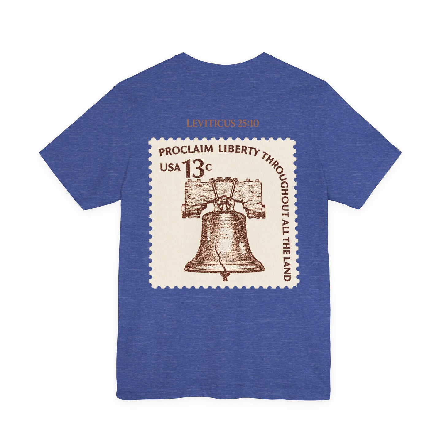 Liberty Stamp T‑Shirt — Vintage 13 Liberty Bell Graphic Tee