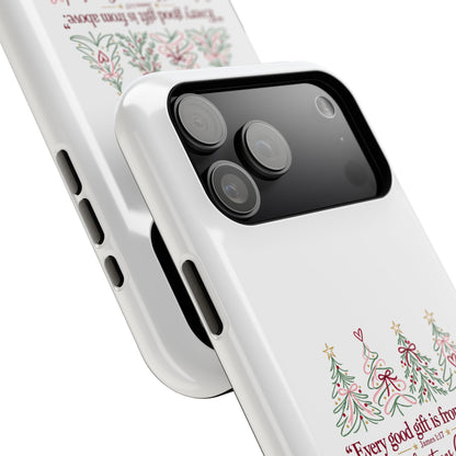 Christmas Grandma Phone Case — “Every good gift is from above” Magnetic Impact-Resistant Case