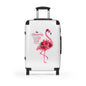 Flamingo Christian Carry-On Suitcase – "Be Flamingo: I can do all things through Christ..." Inspirational Luggage