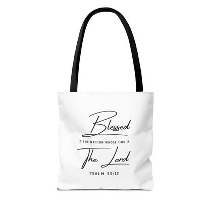 Christian Tote Bag — “Riding with Jesus” Floral Beetle Illustration