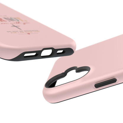 Fear Not Isaiah 41:10 Pink Magnetic Impact Phone Case