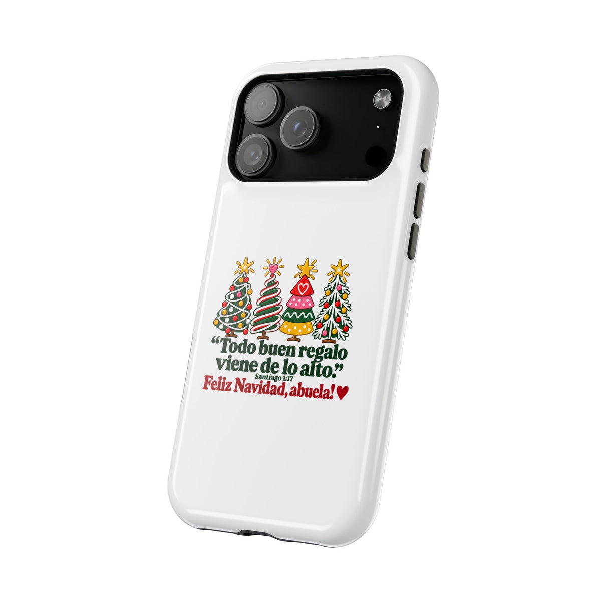 Christmas Grandma Phone Case — “Todo buen regalo viene de lo alto” Magnetic Impact-Resistant Case