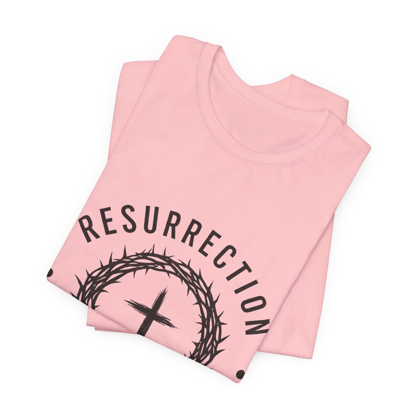 Resurrection Cross T‑Shirt — "Resurrection Rewrote the Ending" Christian Tee