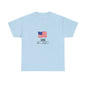 T-Shirt — American Flag "God Over Nation" Patriotic Faith Tee