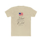 Blessed by the Lord American Flag T-Shirt — Psalm 55:12 Patriotic Christian Tee