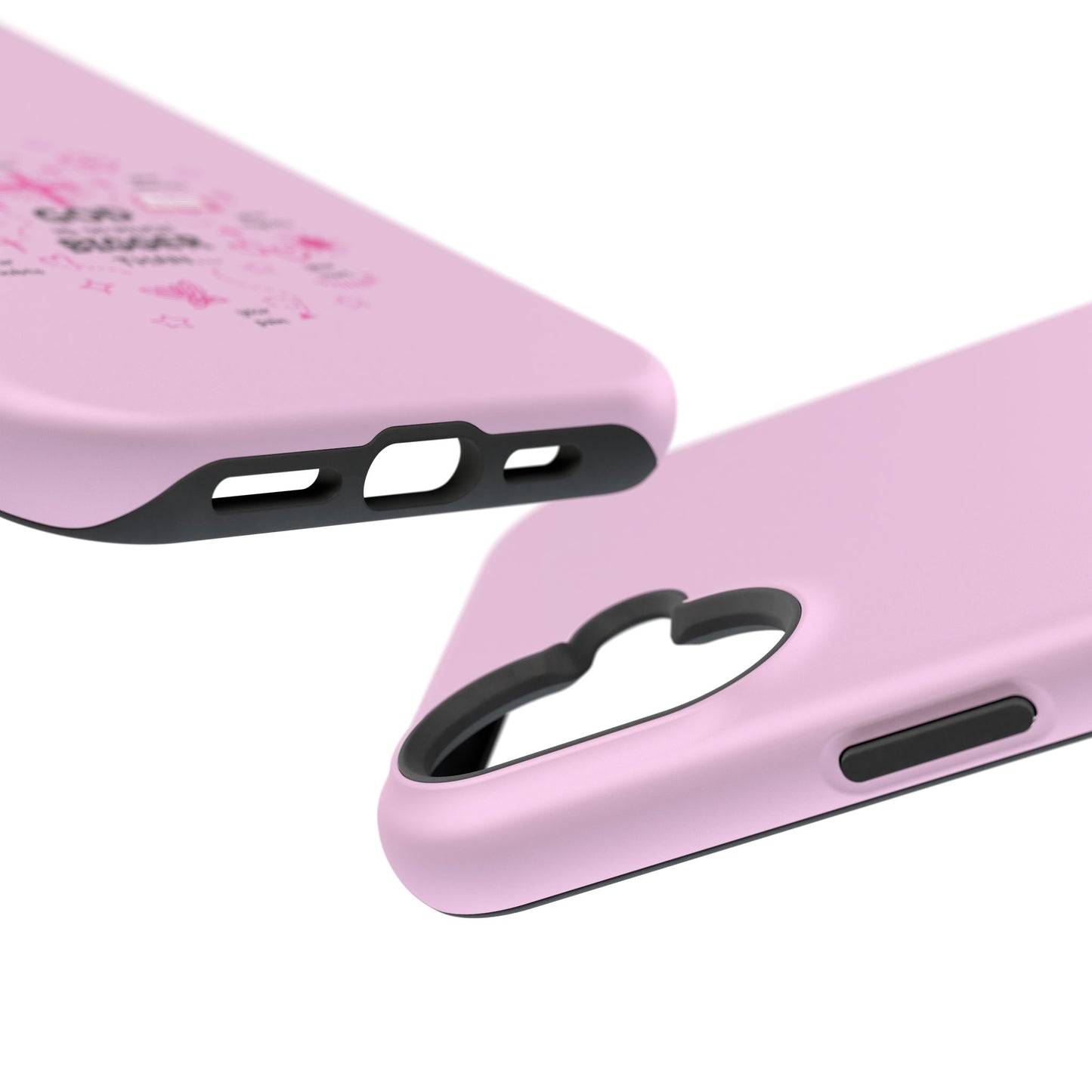 Pink Faith Phone Case — "God Is So Much Bigger Than..." Magnetic Impact-Resistant Case