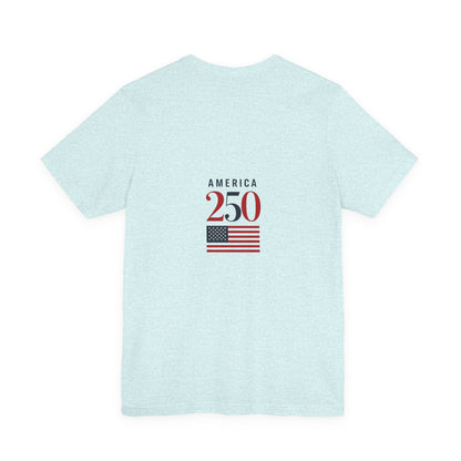 Stand for the Flag, Kneel for the Cross Tee — America 250 Patriotic T‑Shirt