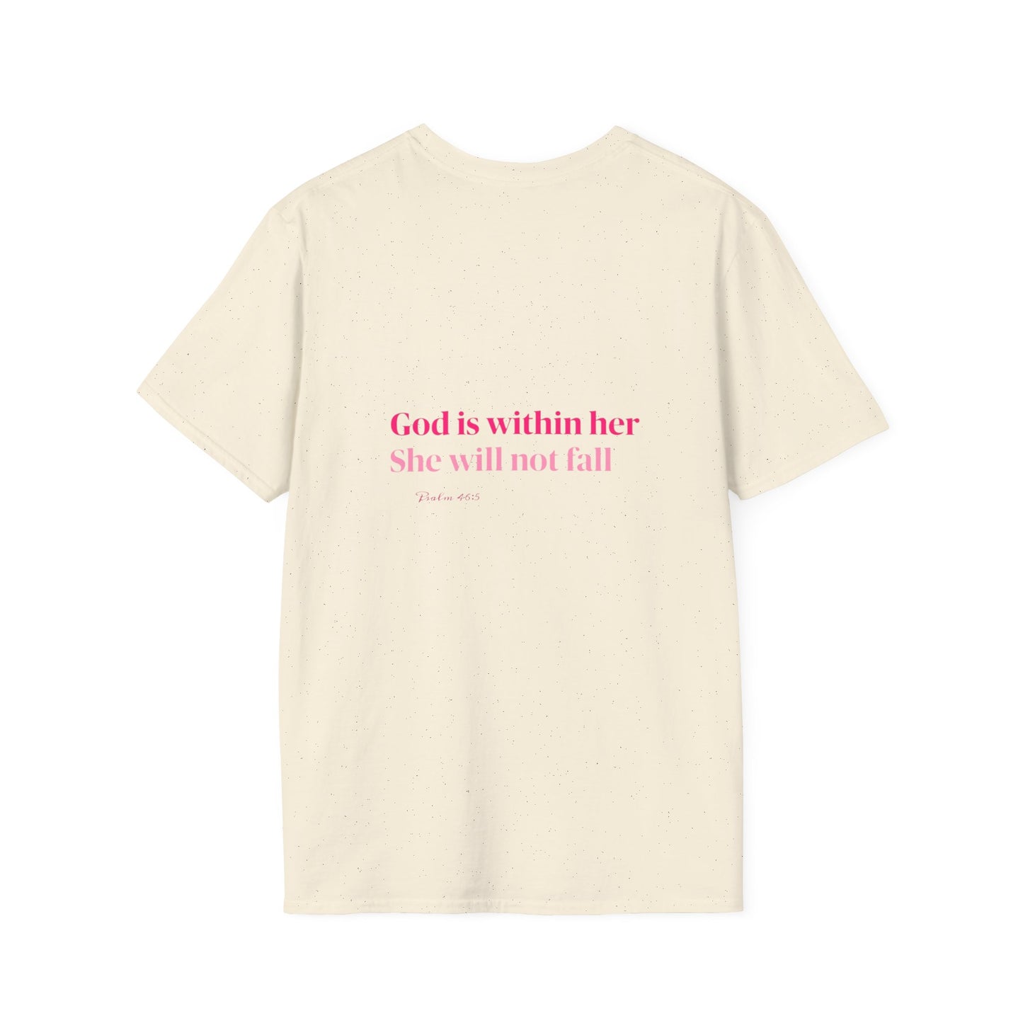 Christian Inspirational T-Shirt — “I am a child of God” Pink Scripture Tee
