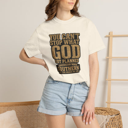 BIG FROST You Can't Stop What God Got Planned DOUBLE SIDED PRINT Tee