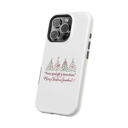 Christmas Grandma Phone Case — “Every good gift is from above” Magnetic Impact-Resistant Case