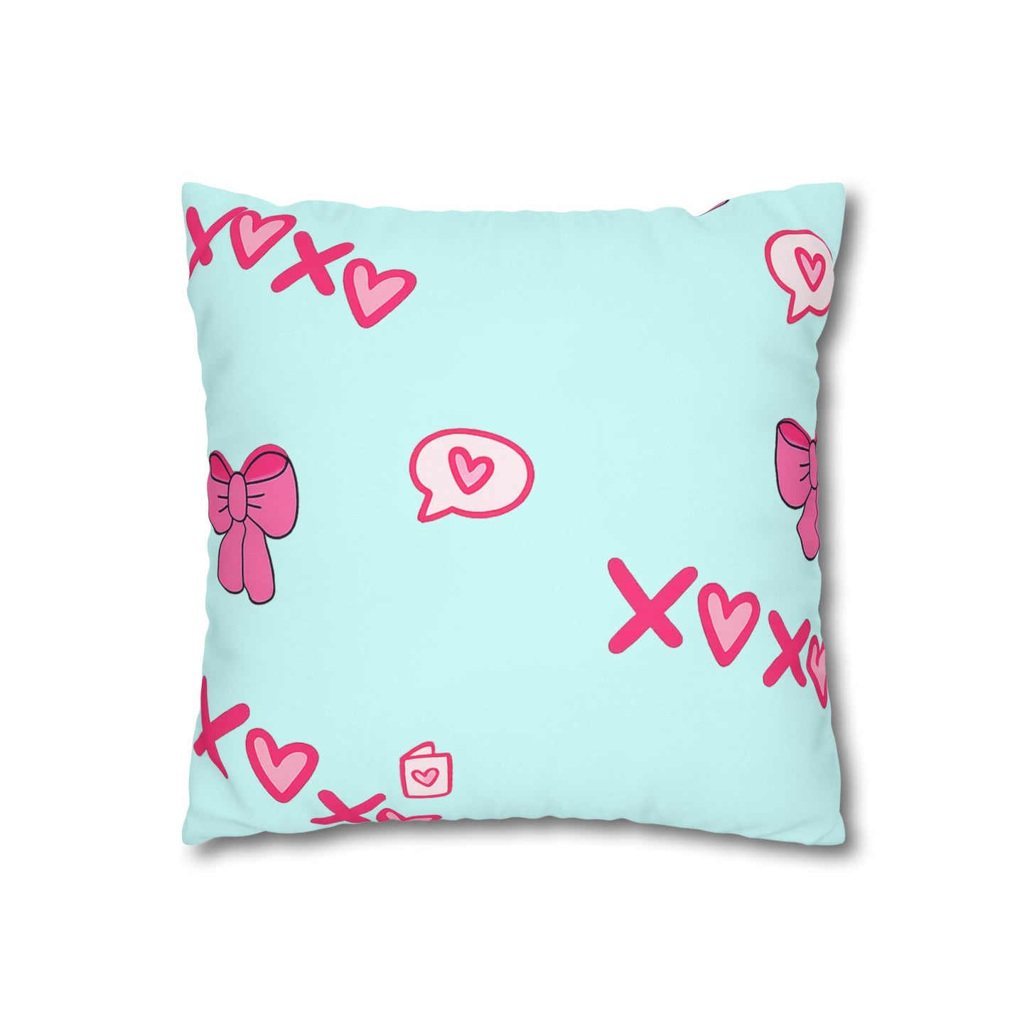 Flamingo Faith Square Pillow — "Born to Stand Out" Inspirational Throw Pillowcase