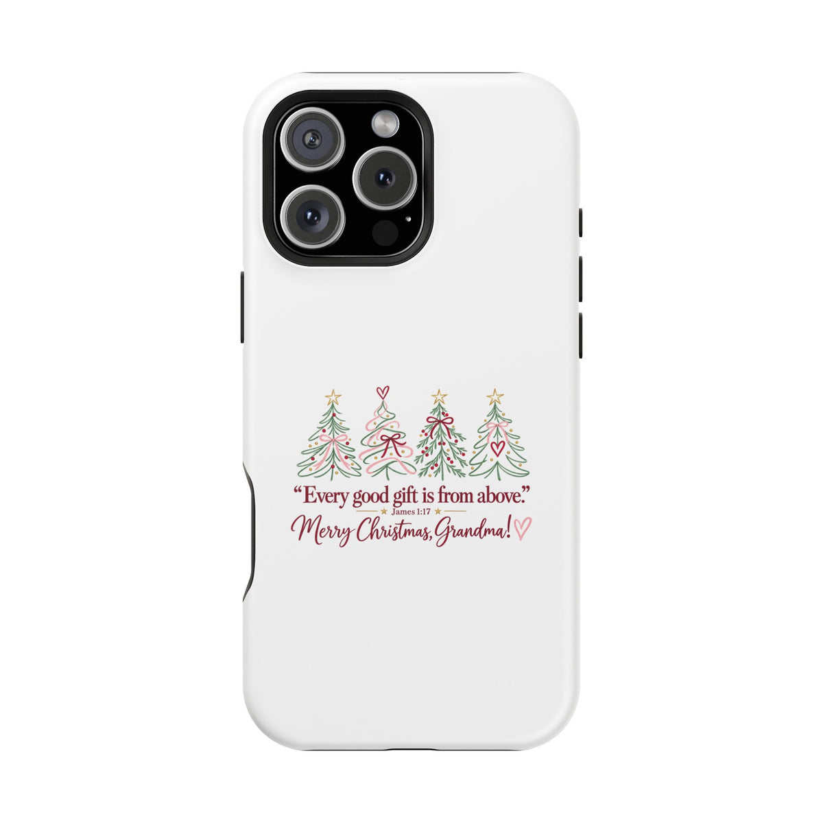 Christmas Grandma Phone Case — “Every good gift is from above” Magnetic Impact-Resistant Case
