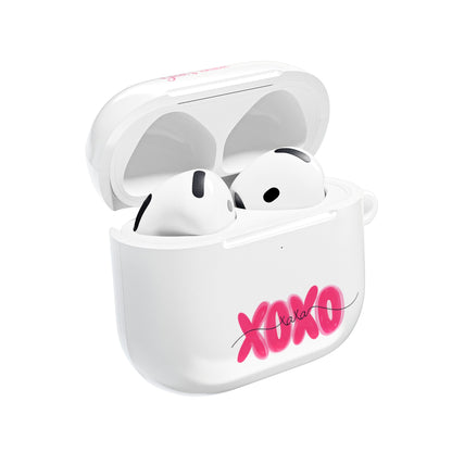 God's Child XOXO AirPod Case - Pink Heart Love Protective Cover