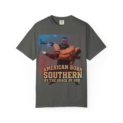 Southern Born T-Shirt — "American Born Southern by the Grace of God" Graphic Tee