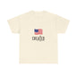 Created American Flag T‑Shirt — 'Created' Patriotic Graphic Tee