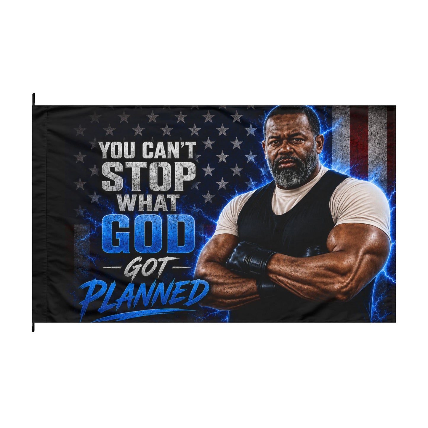Big Frost Flag — "You Can't Stop What God Got Planned" Double-Sided
